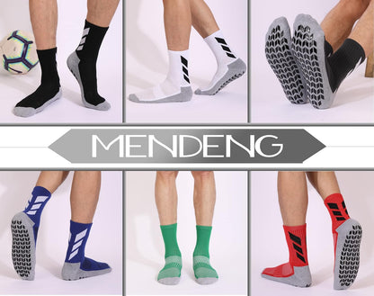 Mens Grip Socks Soccer for Men anti Slip Hospital Grippers Athletic Socks