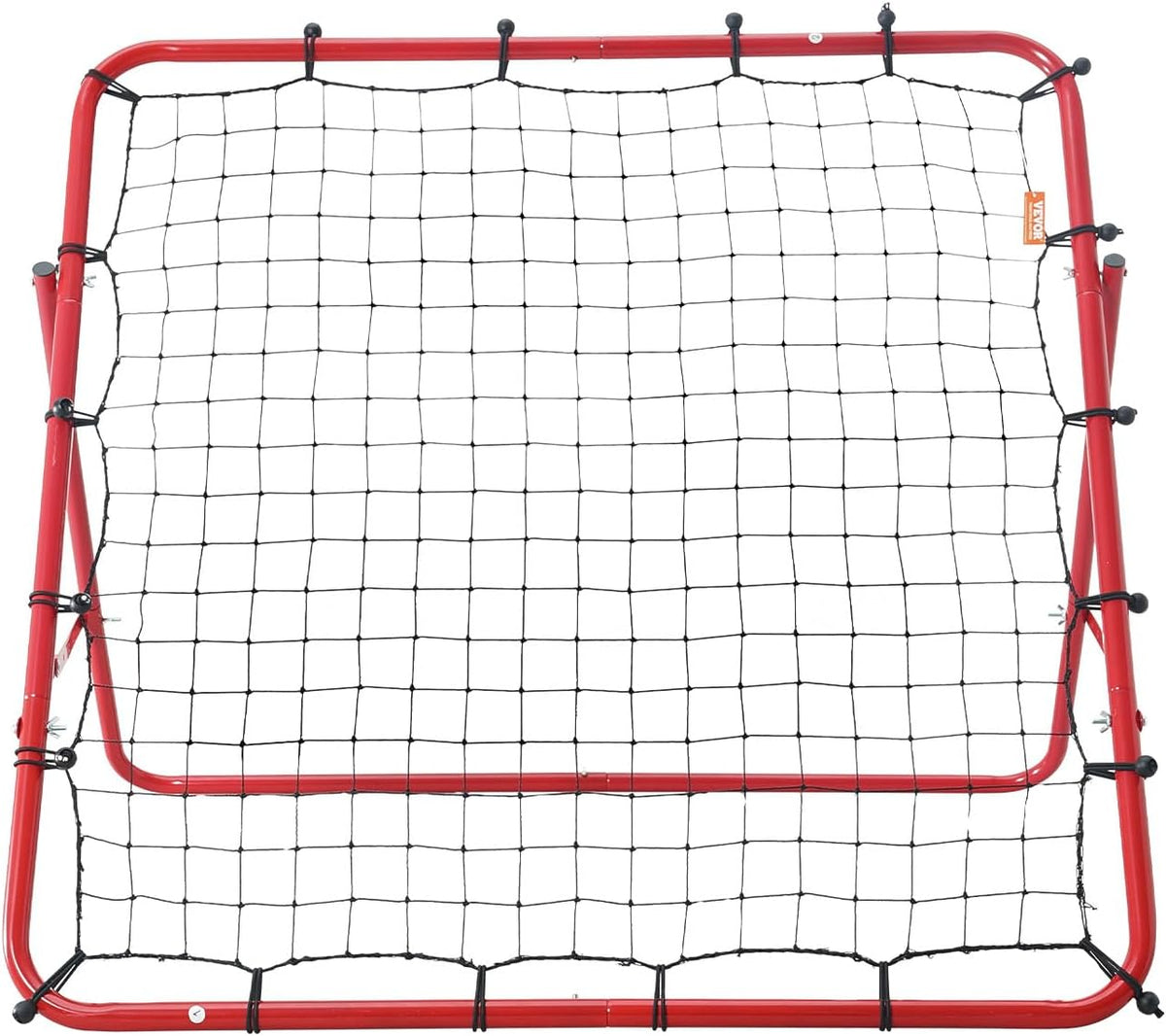 Soccer Rebounder Rebound Net, Kick-Back 100X100 Cm, Portable Football Training Gifts, Robust Goal Net, Aids & Equipment for Kids Teens & All Ages, Easy Set up & Perfect Storage