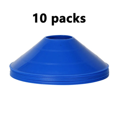 10Pcs Soccer Cone Set Football Training Equipment for Kid Pro Disc Cones Agility Exercise Obstacles Avoiding Sport Accessories